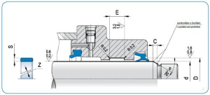 Diagram - ISA Type Rod Guide Ring