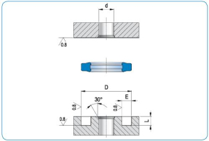 Diagram - FSA Type SAE Flange Seal