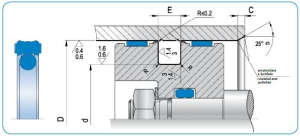 Diagram - PSO Type Piston Seal