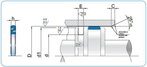 Diagram - SPS Type Spring Piston Seal